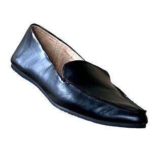 Target A New Day Flat Ballet Pointy Soft Faux Leather Black 7 Women Shoes Preppy